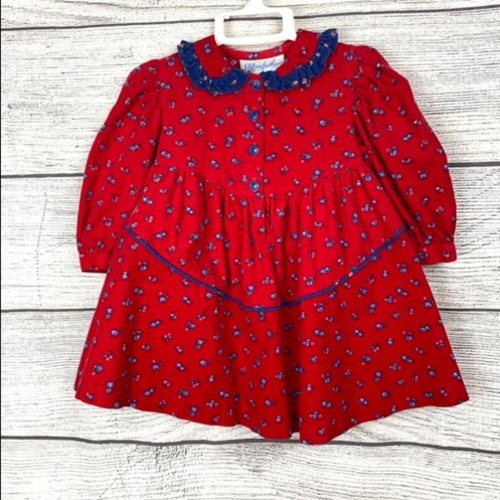 Vintage MouseFeathures girl’s dress 18M